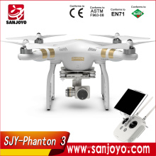 Mais novo DJI Phantom 3 Professional Advanced Quadcopter RC Drone Quad Copter RTF GPS FPV com câmera 4K 1080P HD Envio rápido